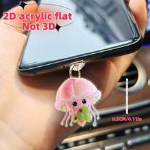 1个摩托车气垫防震手机壳 + 1个2D亚克力可爱水母手机防尘塞，适用于vivo、Redmi等手机，透明手机壳，手机保护套，手机保护壳，手机套，防震手机壳，极简手机壳，纯色手机壳，四角防震透明手机壳，TPU手机壳（军规级防震），轻薄手机保护壳 - 無色 - 查看 5