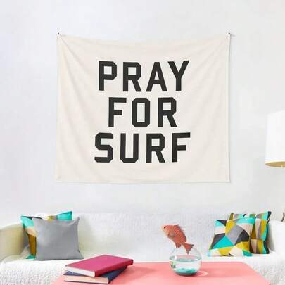 Pray For Surf Tapestry Wall Decoration Items Wall Decor Hanging Decoration For Bedroom Cute Decor Tapestry