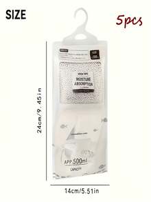 5/10pcs Hanging Dehumidifier Bag,Calcium Chloride Particles Lock Water, Green&,Fresh&,Dehumidification Is Visible,Spring Summer Picks,Brides Maid Gifts,Room,Bedroom Deccor,Bedroom Deccor,Beach,Travel,For Men,For Women,Vacation - Multicolor - View 12