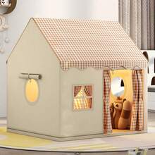 Tent Crawl For Boys & Girls Play Tent, Portable & Foldable Tents, Indoor Outdoor Tent Playhouse, Ideal Holiday Family Party Gift, Light Not Included - 紫紅色 - 查看 7