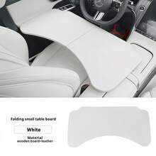 1pc Foldable Car Seat Tray, Leather Material, Fold/Extend Design - Heavy Duty Non-Slip Surface, Practical Car Interior Storage Accessory, One-Click Operation, Space-Saving Folding Table, Suitable For Sedans, SUVs, For Tablets, Laptops, Cups, Food - Car Storage Essential, Convenient For Work, Travel, Dining Out - Ergonomic Workspace, Fits All Vehicle Models, Essential Car Accessory, Ideal Car Storage Solution - Multicolor - View 16