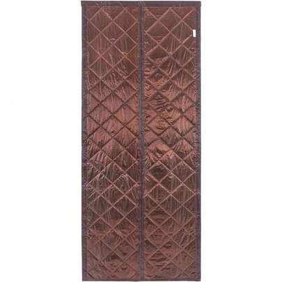 WUPYI Magnetic Thermal Insulated Door Curtain Modern Blackout Door Curtain 34 * 82in Waterproof Door Covers Suitable For Homes Flats Etc. 32 * 80 Inches Door (Gray)