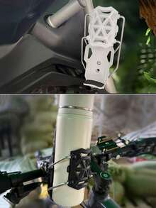 适用于电动滑板车/摩托车的通用杯架 - 可旋转自适应车把水壶架，无需钻孔