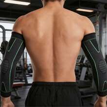 1 Stück verlängerter Sportellbogenschutz, Basketball, Laufen, Radfahren, Wandern, Tanz Schutzbekleidung, warm für Herbst/Winter - mehrfarbig - Übersicht 13