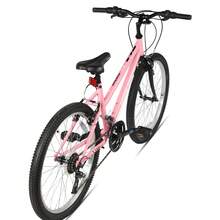 HILAND 24 26 Inch Mountain Bike For Men Women, 18 Speeds High-Carbon Steel Frame, Sport Cycling MTB Bicycle For Adult - Pink - View 9