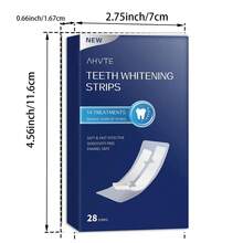 牙齿美白贴片，采用防滑干贴技术，深层清洁牙齿，让您拥有更亮白的笑容 - 2盒 - 查看 6