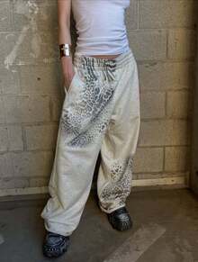 Men'S Fashion Casual Long Pants - Màu Xám nhạt - Xem 2