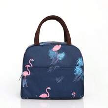 1pc Cute Bear Pattern Insulated Lunch Bag - Non-Woven Zipper Bento Box, Washable Rectangular Food Container, Suitable For School, Work, Picnic, Non-Contact Food, Reusable Lunch Bag, Back To School Essential ,Travel Essential Bag - Multicolor - View 7