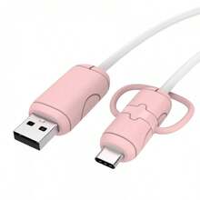 硅胶卡通造型绕线器，手机充电线保护整理器 - USB - 查看 11