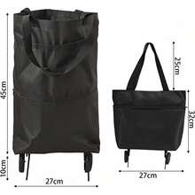 Portable Shopping Carts - Black - View 6