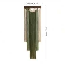 1件套流苏编织壁挂，波西米亚风格装饰挂毯，手工木板编织墙饰，背景墙，床头板装饰 - 如圖 - 查看 23