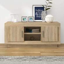 vidaXL Mobile TV chêne sonoma 102x35x45 cm wood engineering - Castano - Visualizzare 1