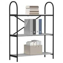 vidaXL Étagère Gris Sonoma 80 x 30 x 109 cm Bois d'ingénierie - Cinza - Ver 3