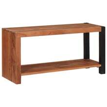 vidaXL Étagère Marron 80 x 30 x 40 cm Massiccio in Bois d'Acacia - Castano - Visualizzare 2