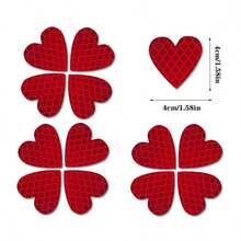 Bộ 12 miếng dán phản quang hình trái tim, miếng dán cảnh báo phát sáng, thích hợp cho xe máy, xe điện và ô tô. Cho dù đó là ô tô dùng để đi lại hàng ngày, xe máy chạy trên đường phố hay xe điện linh hoạt, an toàn luôn là ưu tiên hàng đầu khi di chuyển. - 12 Miếng dán phản quang hình trái tim - Xem 4