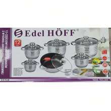 ガラス蓋付き調理器具セット、高品質ステンレス鋼製、フライパン、ノンスティックフライパン、中華鍋、スキレット、調理鍋、両手鍋。耐食性、必需のキッチン用品。IH、ガス、電気コンロに対応。 - シルバー1 - チェックする 5