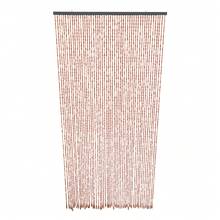 Bamboo Wood Beaded Curtain, 52 Strings Natural/Walnut Door Curtain, Bamboo And Wooden Doorway Curtain, 52-String Natural Bead Partition, Large Door Curtain For Privacy, Room Divider, Wall Decor, Vintage & Bohemian Style,  79x35 Inch Room Divider For Doorway, Window, Boho & Rustic Decor, Noise Reducing, Includes Wooden Track & Rings - màu nâu cà phê - Xem 12
