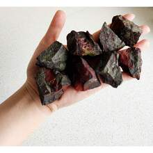 1 Lb Rough Crystals Bulk Healing Stones Tumbling, Wire Wrapping, Wicca Reiki,Meditation - Dragon Blood - View 1