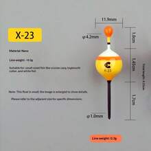 Wholesale Stream Fishing Floats, Short Tail Floats, Rock Trout Stream Cave Carp Chub White Bait Stream Shallow Water Floats - Multicolor - View 3