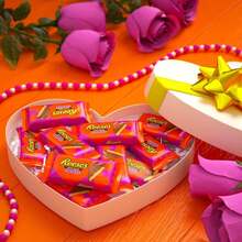 Corazones de chocolate con leche y mantequilla de maní , paquetes de dulces de San Valentín, 1.2 Oz (6 unidades) - ColorA - Ver 5