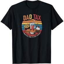 Fashion Designer Shirts Cotton Graphic Tees With Dad Fun Tee,Men Gifts,Casual Top Men's Graphic Tees Streetwear Menswear,Unisex Crewneck-Shirt Men And Women - Black - View 2