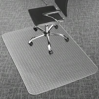 Office Chair Mat For Carpets Clear Desk Floor Mat For Low Flat And No Pile Carpeted Floors Thick And Sturdy Carpet Protector For Desk Chair 48'' X 36'' Rectangle