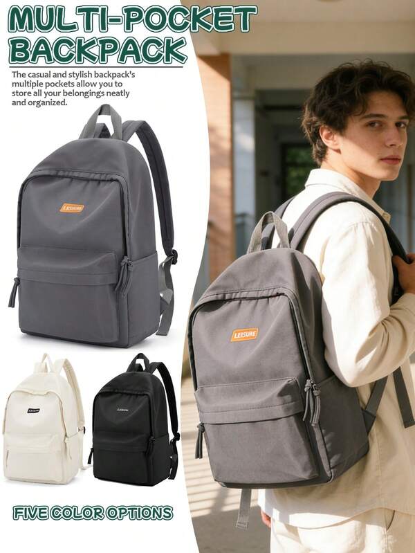 Fashion Backpacks For Girls And Boys, Beautiful And Lightweight Travel Backpacks, Simple And Lovely Female Backpacks, Waterproof University High School And Junior High School Students' Backpacks, Nylon Waterproof University Travel Backpacks, Suitable For Traveling, Camping, School, Work And Commuting, Casual Girls' Computer Backpacks, Breathable Multi-Layer Pockets And Daily Commuting Multifunctional Backpacks.