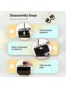 Clear Donation Storage Jar Trading Lock Ballot Raffle Suggestion Box Savings Money Ticket Container Acrylic Fundraising Collection Box - Multicolor - View 9