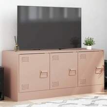 vidaXL Mobile TV rosone 99x39x44 cm acciaio - Rosa - Visualizzare 1
