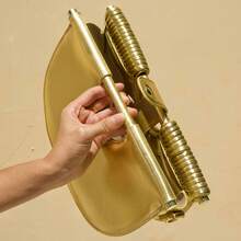 Gold Purse,  Sparkly Party Bags For Holiday Parties, Wedding & Prom, Elegant Evening Purses Perfect To Match Sequin Dresses, Great Gifts For Her, Mom, Teacher,Purses And Bags Women,Bags For Women,Gold Purse For Womenm,Clutch Purse For Women,Carteras,Crossbody Bags For Women,Gold Purse,Valentine's Day New Year - 金色 - 查看 5