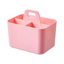 Portable Handheld Storage Box, Makeup Organizer Box, Can Store Eyeshadow, Makeup Brushes, Etc., Can Be Placed On Bathroom Countertop, Multi-Functional Storage Rack, Essential For Back To School. Stackable Storage Boxes, Suitable For Bathroom, Office, Crafts Or Study Supplies Storage - Multicolor - View 16