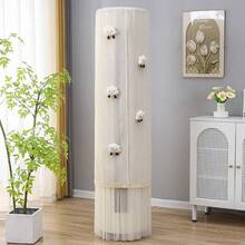 1pc Cylindrical Air Conditioner Dust Cover, Universal Top Lid Cloth, Can Start AC Without Removing Dust Cover