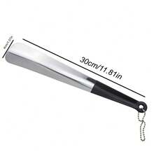 Edelstahl Schuhablage, ergonomisches Design mit leicht zu greifendem Metall-Schuhanzieher, geeignet für ältere und behinderte Menschen, robustes und bequemes Design, einfaches Schuheausziehen, Schuhzubehör, Mobilitätshilfe, glatte Metalloberfläche, stabile Konstruktion, Schuhe, Frühlings-Sommer-Auswahl, Brautjungferngeschenke, Zimmer, Schlafzimmerdekoration, Schlafzimmerdekoration, Strand, Reisen, für Männer, für Frauen, Urlaub, Frauentag, Reiseaccessoires, Hochzeitsgeschenke, Y2k, Schlafzimmer, Kfz-Zubehör für Frauen, Küchendekoration, niedliche Sachen - Verschiedenfarbig - Übersicht 2