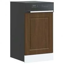 vidaXL Pannello per Lavatrice Porto Bordeaux Marrone 45x1,5x67 cm - Castano - Visualizzare 1