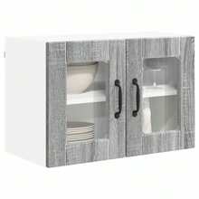 vidaXL Armário de cozinha com étagère Gris Sonoma 60 x 31 x 40 cm - Cinza - Ver 3