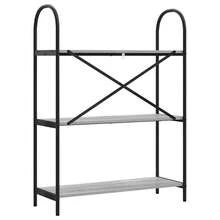 vidaXL Étagère Gris Sonoma 80 x 30 x 109 cm Bois d'ingénierie - Cinza - Ver 7