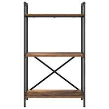 vidaXL Étagère Bois Ancien 56 x 34 x 96 cm Bois d'ingénierie - Tabac - Voir 5