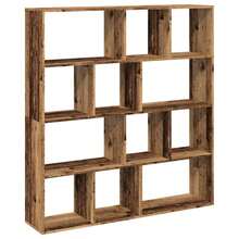 vidaXL Bibliothèque vieux bois 132x29x141,5 cm ingénierie du bois - Tabac - Voir 7