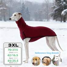 1pc Pet Hoodie, New Pet Clothes, Solid Color Patchwork Pet Dog Clothes, Warm High Collar Dog Apparel - Multicolor - View 13