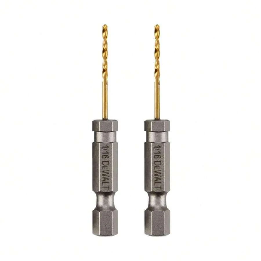 DEWALT - 1/16 Inch Drill Bit, Titanium Nitride Coated, Tapered Core For Optimal Durability (DD5104), 39508616 - Dusty Blue - View 1