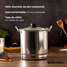 Vasconia Vaporera Esencial de Aluminio 5.8 Litros - Pago - Ver 4