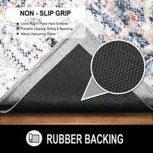 almohadillas para orejas de fieltro y goma de 1 8 pulgadas de grosor, 2 x 3 pies, agarre antideslizante para alfombras para mantener las alfombras en su lugar, almohadillas para orejas - 61 cm x 914 cm - Ver 3