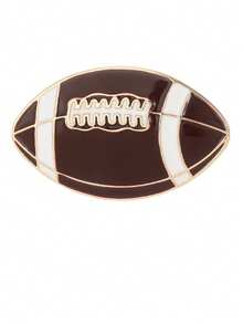 1 pezzo Spilla a forma di trofeo ispirata al calcio, accessorio di abbigliamento in lega con goccia d'olio, badge divertente, spilla, spilla da cappello, spilla per zaino, ciondolo per borsa, regalo perfetto di spilla per i migliori amici - Multicolore - Visualizzare 12