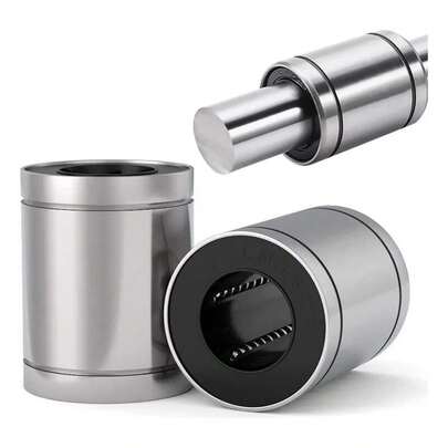 2 Piezas Rodamientos Lineales LM16UU 16mm para Movimiento Suave y Preciso, Baja Fricción, Alta Rigidez - Ideal para Impresora 3D, Máquina CNC, Automatización Industrial, Proyectos DIY, Mecánicos.