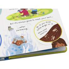 Toddler English Early Education Board Book - Usborne Lift The Flap: Why Do I Need To Wash? Kids Science Cognitive Q&A Popular Science Book - Multicolor - View 7