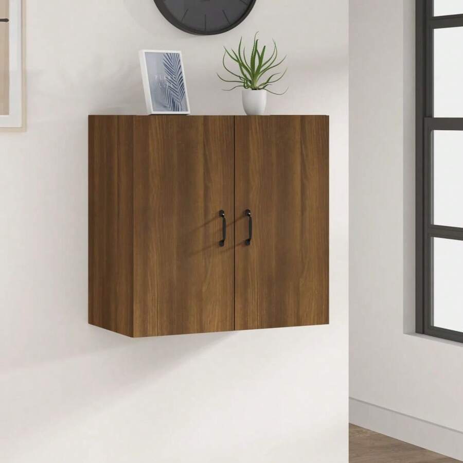 vidaXL Armadio murale Chêne marrone 60x31x60 cm Bois d'ingénierie - Castano - Visualizzare 1