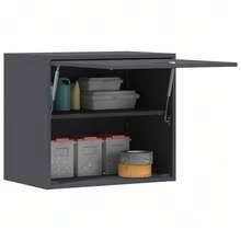 vidaXL Armadio murale per garage Antracite 60 x 40 x 53 cm - Grigio - Visualizzare 3