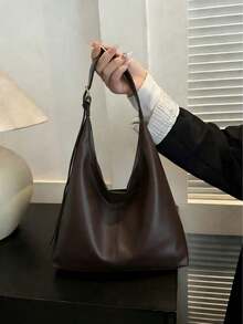 Large Capacity Women's Shoulder Tote Bag, Fashionable Design, Elegant And Chic, New Stylish Large Women's Handbag - Multicolor - View 1