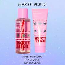 Victoria's Secret Victoria's Secret VS Body Mist Fine Fragrances Body Mist Lotion Set - Biscotti Delight Vanilla Dreamy - Bánh Biscotti Tuyệt Vời - Xem 3