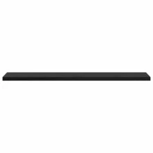 vidaXL 4-teiliges Bücherregal-Set, Schwarz, 60 x 10 x 1,5 cm, Holzwerkstoff - Schwarz - Übersicht 5